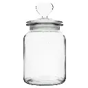 REPOSTERO VIDRIO BOROSILICATO C/TAPA CORAZON REF:JX950 10X20CM 950ML 