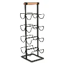 ESTANTE P/VINO METALICO REF:ES27083 20X20X60