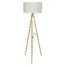 LAMPARA DE PISO C/PANTALLA TELA REF:LT-MF1002 Ø45CM X 148CM