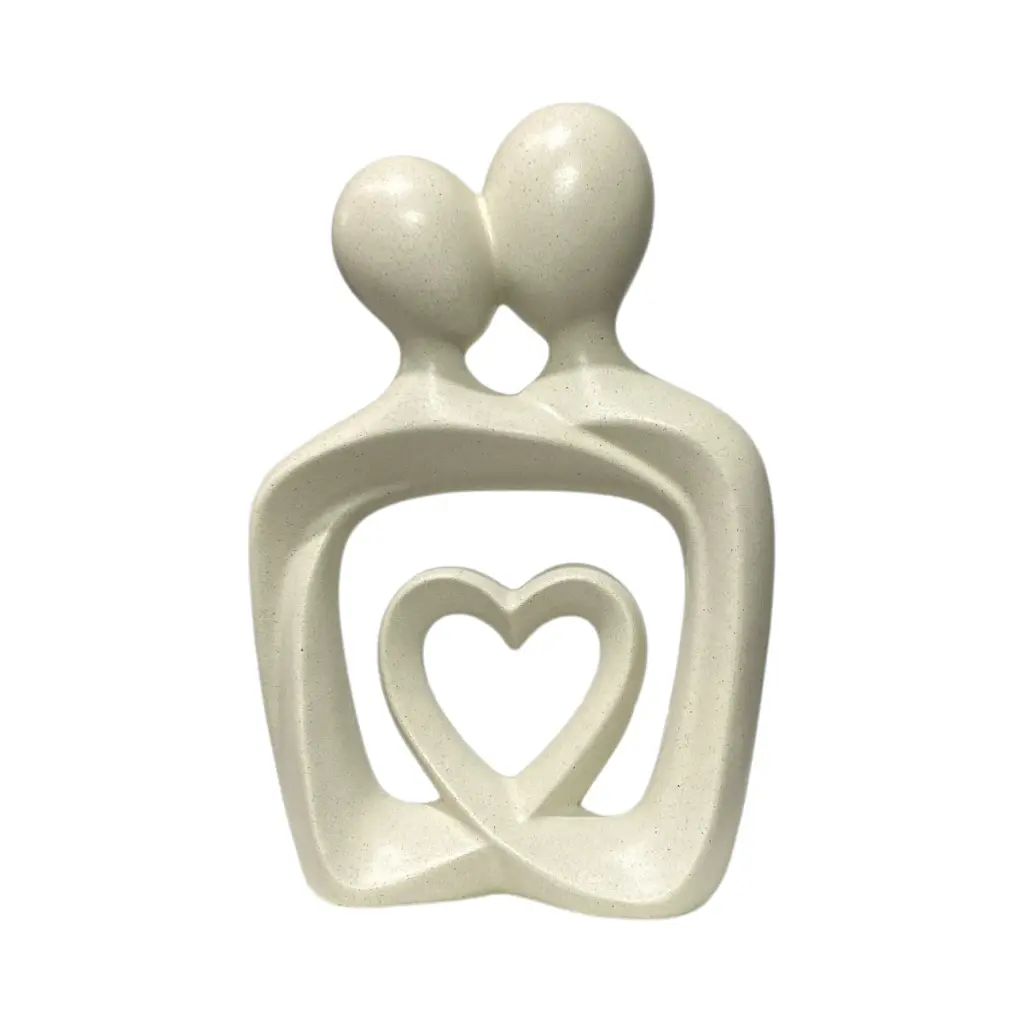 ABRAZO ETERNO/BLANCO POLIRESINA REF:ES28733 17X7X25CM