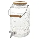 DISPENSADOR DE LIQUIDOS/VIDRIO REF:DSP1285 18X16X25CM 3.5LT.