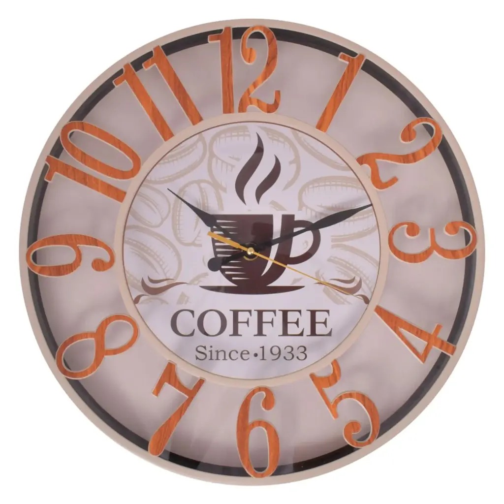 RELOJ DE PARED COFEE REF:ES28560 Ø35CM