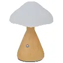 LAMPARA LED DE MESA HONGO RECARGABLE USB REF:HM0638/KW2318 16X16X21CM