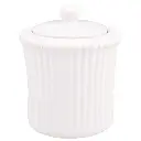 Bombonera de porcelana blanca, 10x13cm. Ref:NH21A0913W
