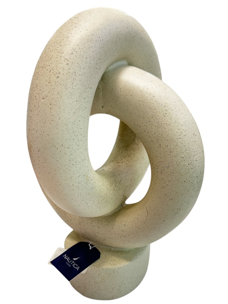 ADORNO DECORATIVO ARENA DE MACHE Y RESINA 21X30CM