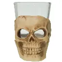 VASO SHOT CALABERA VIDRIO REF:ES28075 5X7CM