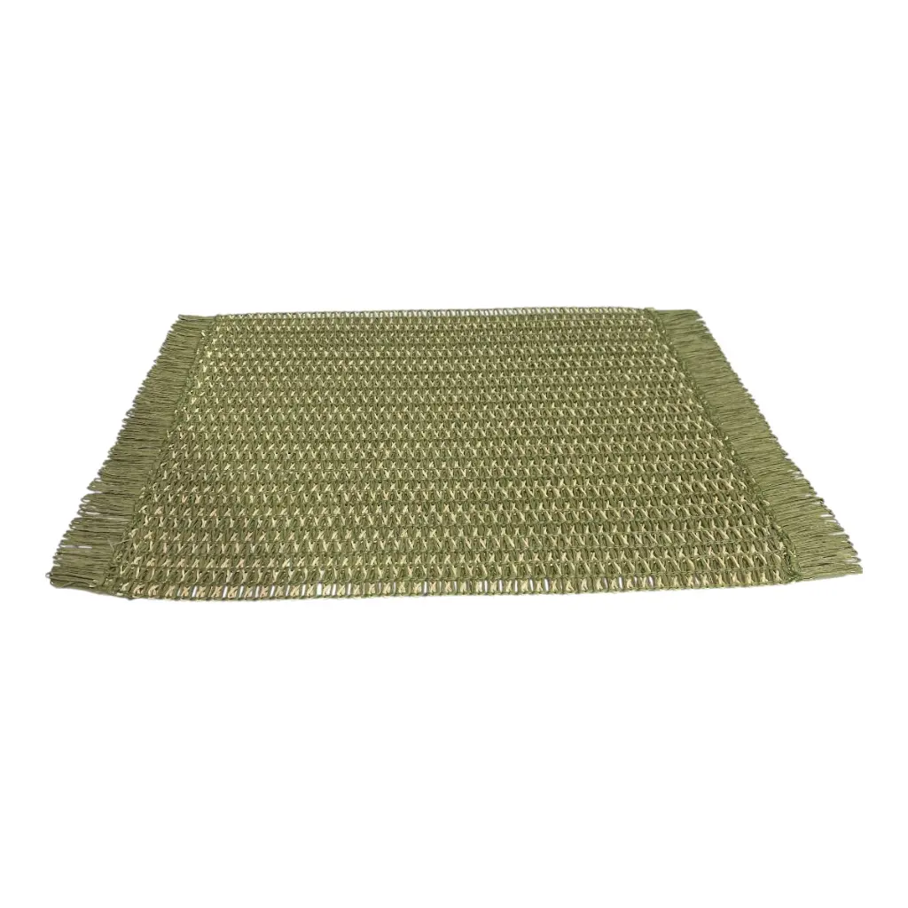 INDIVIDUAL RECTANGULAR PLAST. TEJIDO REF:ES27970 30X43CM