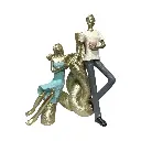 FIGURA AMOR FLORERO POLIRESINA REF:ES28713 22X11X26CM