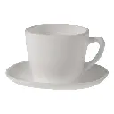 TAZA C/PLATO SETX6PZ. OPAL REF:FCB190/FCB210 190CC CUADRADAS 