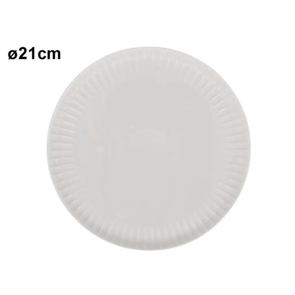 PLATO TENDIDO PORCELANA REF:XHP41186 Ø21CM 