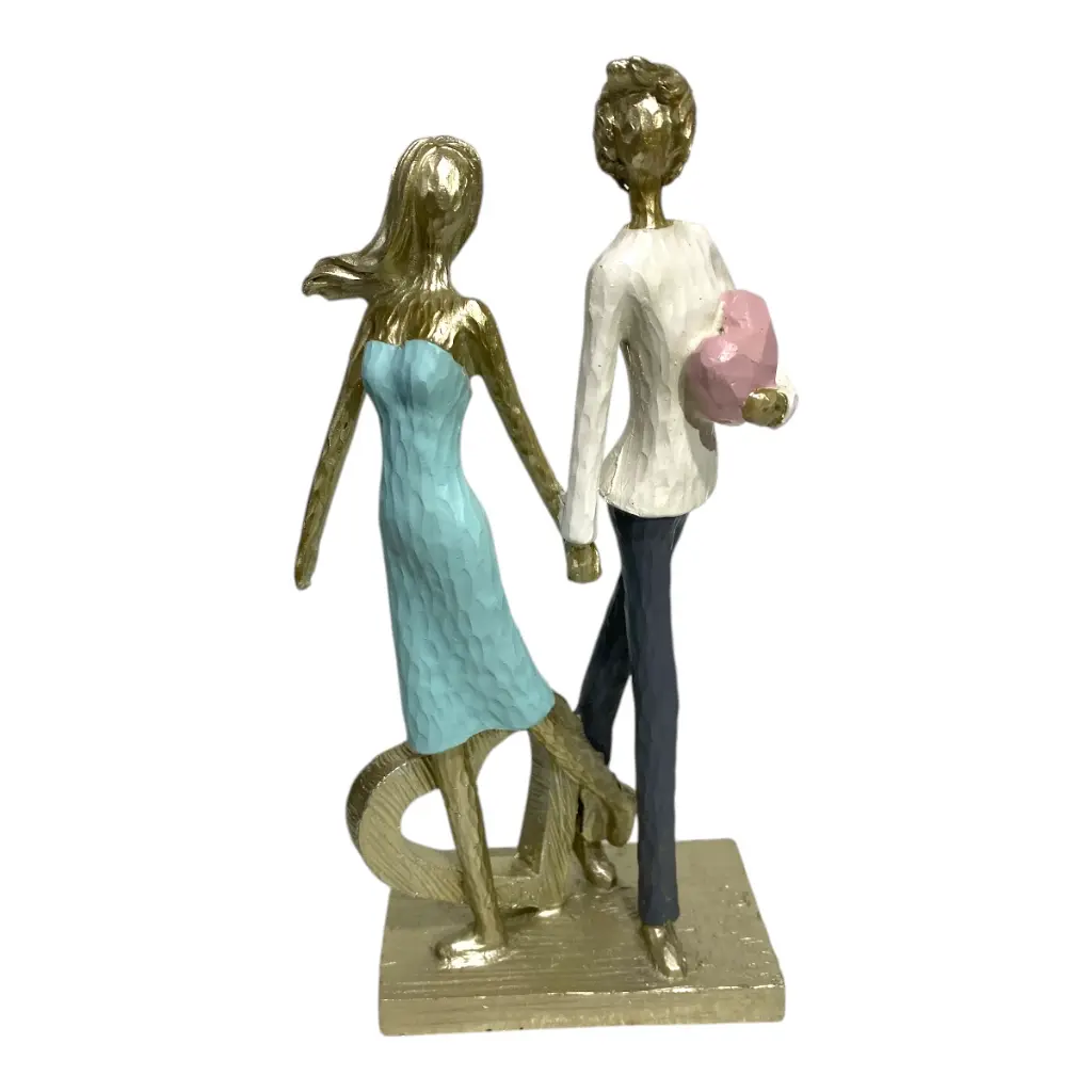 Escultura Decorativa Amor, Poliresina 12.5x7.5x25cm - Ref:ES28715