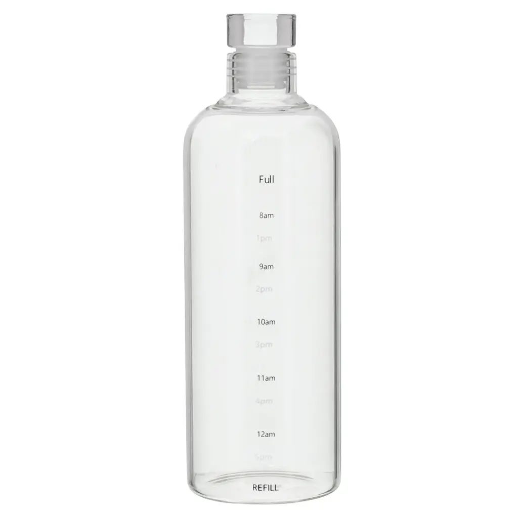 BOTELLA DE VIDRIO REF:ES27199 8X24CM 750ML