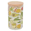 FRASCO DE VIDRIO BOROSILICATO C/TAPA PINO REF:KH00099-2 1LT. 11X18CM