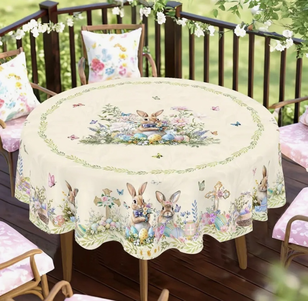 MANTEL REDONDO 150x150CM