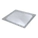 BANDEJA GIRATORIA DE VIDRIO/ESPEJO CUADRADA 30X30X3CM 