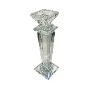 CANDELABRO DE CRISTAL 7X7X22CM