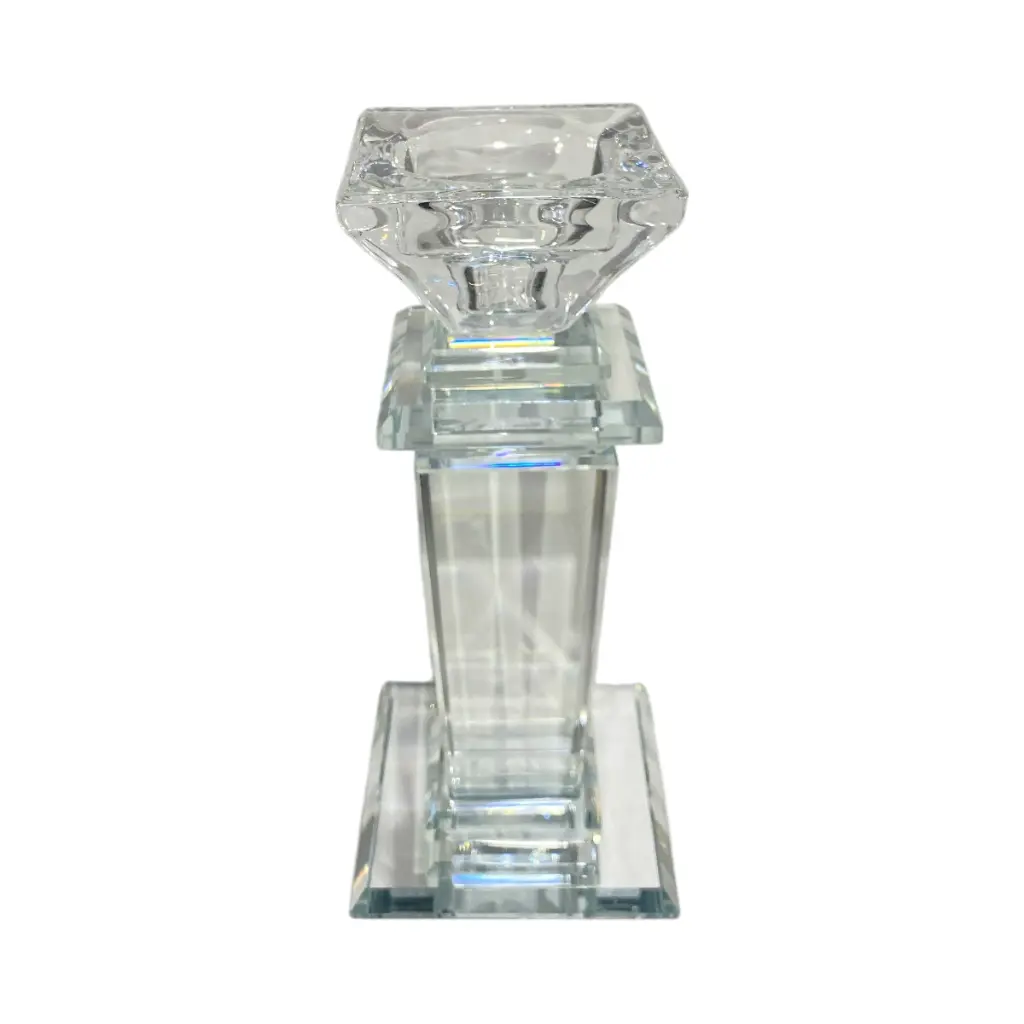 CANDELABRO DE CRISTAL 7X7X16.5CM 
