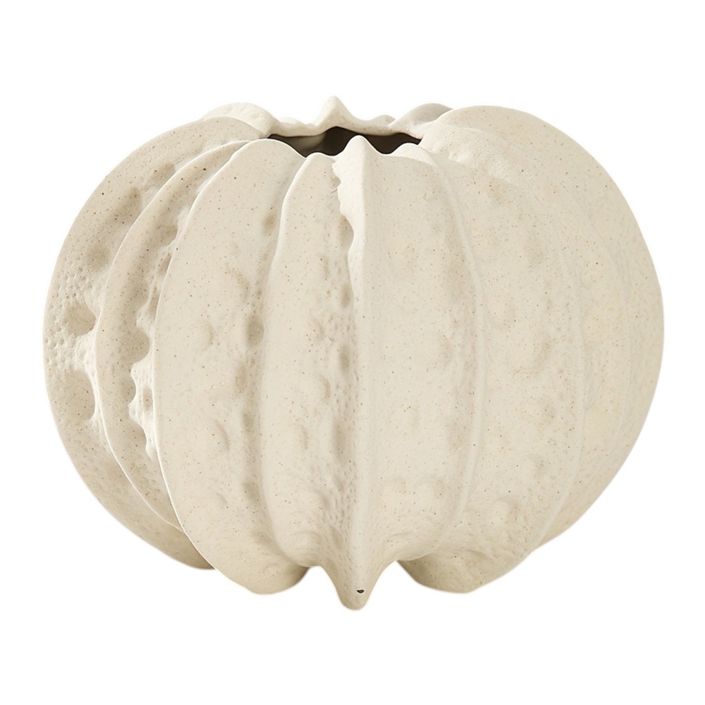 FLORERO CERAMICA BLANCO/BEIGE REF:HM1733/GDZ23X360 19X15CM 