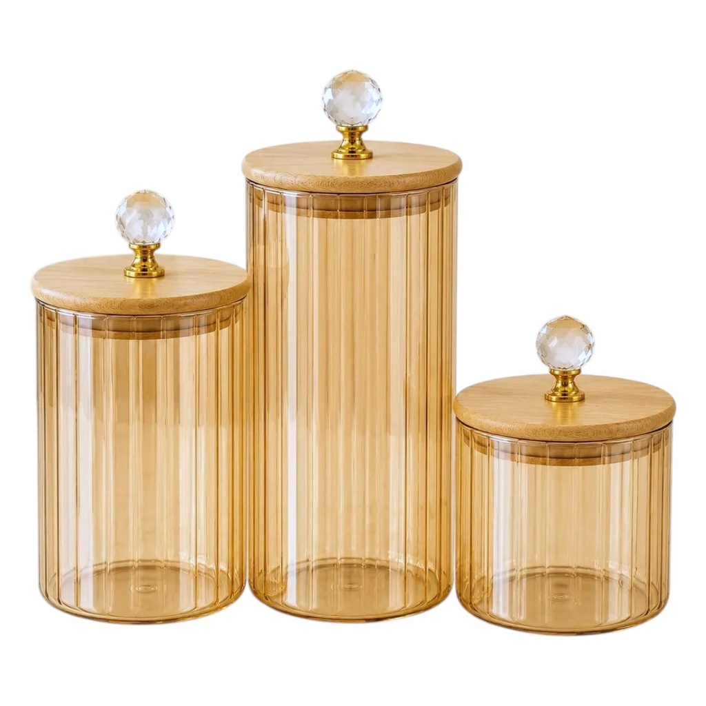 FRASCOS DE VIDRIO AMBAR CILINDRO SETX3 9X14CM, 9X20CM, 9X25CM