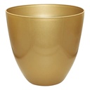 MACETERO DORADO PVC 40X38CM
