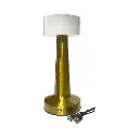 LAMPARA METALICA USB/RECARGABLE TOUCH 9X21.5CM