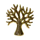ARBOL DE LA VIDA CERAMICA/DORADO 20X6X21CM