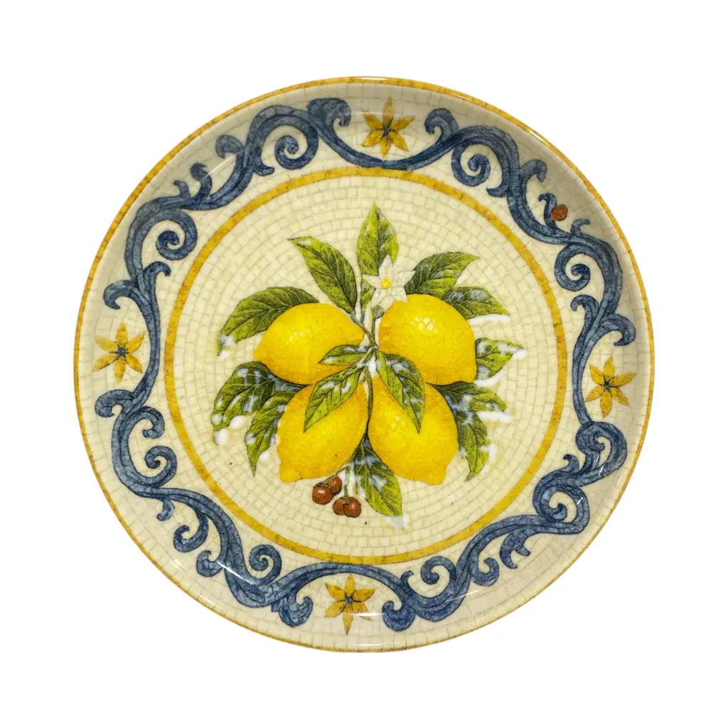 PLATO LIMON DE PORCELANA 20CM