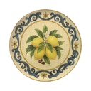 PLATO LIMON DE PORCELANA 20CM