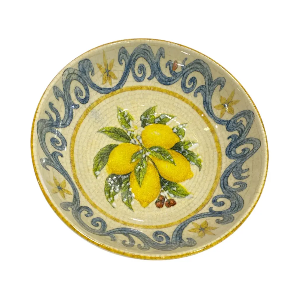 BOWL LIMON DE PORCELANA 25.5X5.5CM