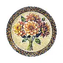 PLATO DALIAS DE PORCELANA 19.5CM 