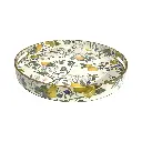BANDEJA REDONDA LIMON PVC 37.5X4.5CM