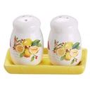 SALERO PIMENTERO LIMON DE CERAMICA 12.5X7X8.5CM