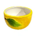 POZUELO DE CERAMICA CON DISEÑO DE LIMON 13.5X8CM