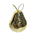 Pera Decorativa de Cerámica Premium, estilo Glam. 9x16cm 