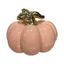 Calabaza Decorativa de Cerámica, Elegancia Otoñal Rehecha con Estilo Moderno 11x10cm