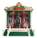 Teatro Navideño musical con luz. 3AAA 1.5v o USB. 20x11x23cm