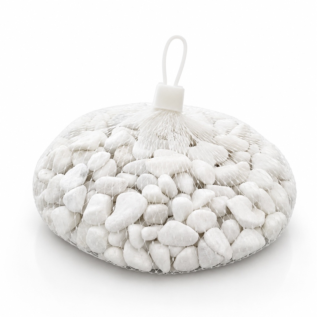 Piedra decorativa blanca 