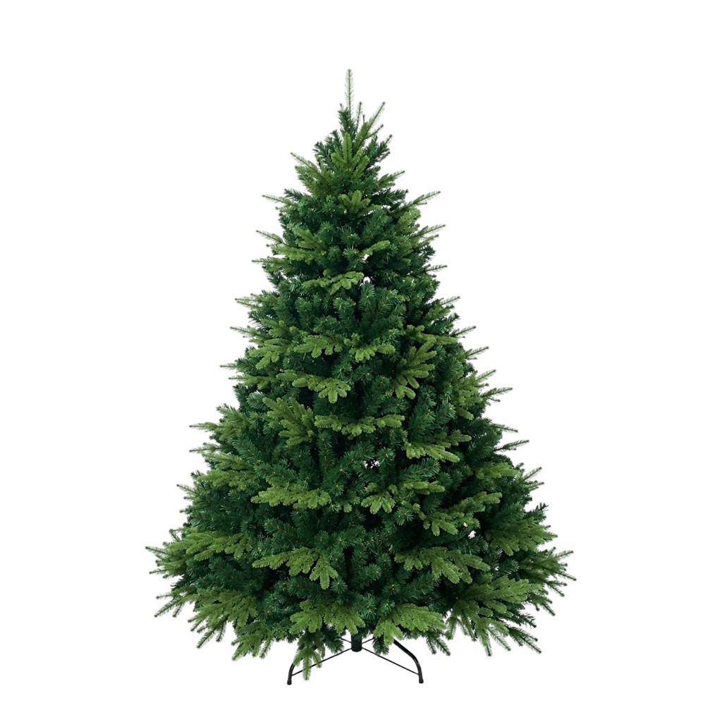 Árbol de Navidad Americano Tradicional/Pino C/3pvc 180cmx150cm Ref:0727