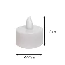 Vela a pilas Ø3.5cm x 3.5cm c/u 