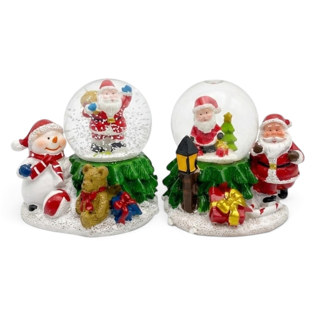 Esfera de cristal navideña de Noel  2Mod. Ø7cmx7cm