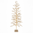Árbol de Navidad con luz led Ramas Lentejuelas, Ref:ES29457. 140cm