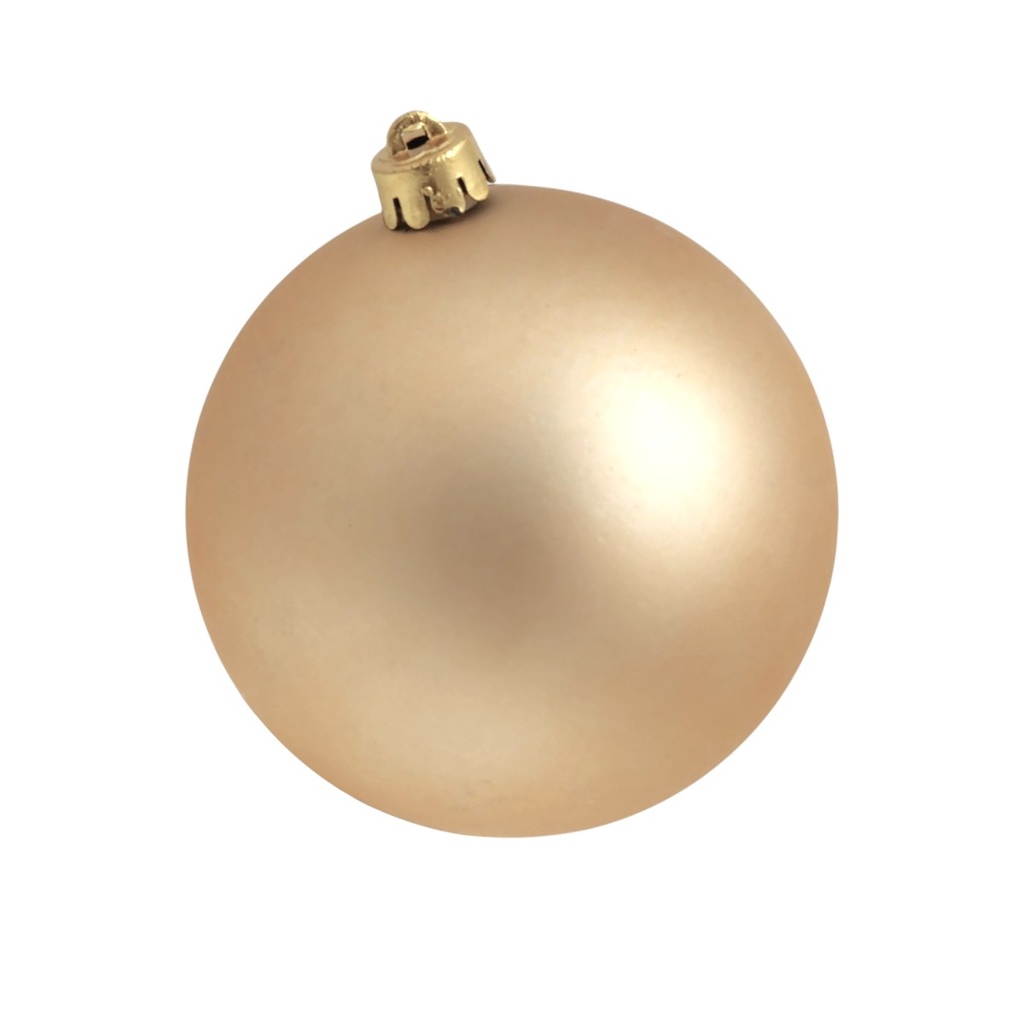 Esfera navideña champagne Mate Ø15cm