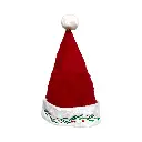 Gorro Navideño Rojo hiedra cereza, 30x45cm