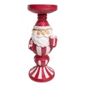 Candelabro Navideño Candy Noel, poliresina. Ø11cm x29cm