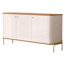 Bufetera Tucup off White/Nature/Dorado. Ref:32675 (76x133x45cm)