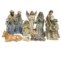 Nacimiento 11pz. Poliresina. Ref:TG762667 (16x10x32cm)
