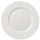 Plato de Cerámica blanco renos/arboles, Ref:IC1365-63. (Ø26cm x 2cm)