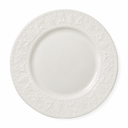 Plato de Cerámica blanco renos/arboles, Ref:IC1365-62. (Ø20cm x 2cm) 