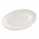 Bandeja de cerámica ovalada blanca floral. Ref:IC1365-64 (26x18x3cm)