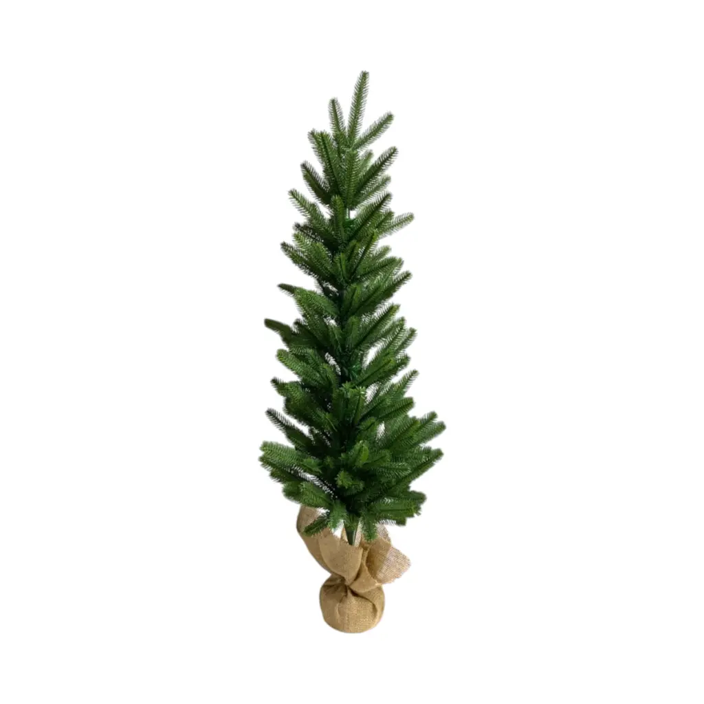 Árbol de Navidad Rama Pvc 90cm base de madera. Ref:0912 